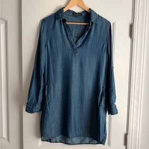 Velvet Heart Indigo Tunic Top